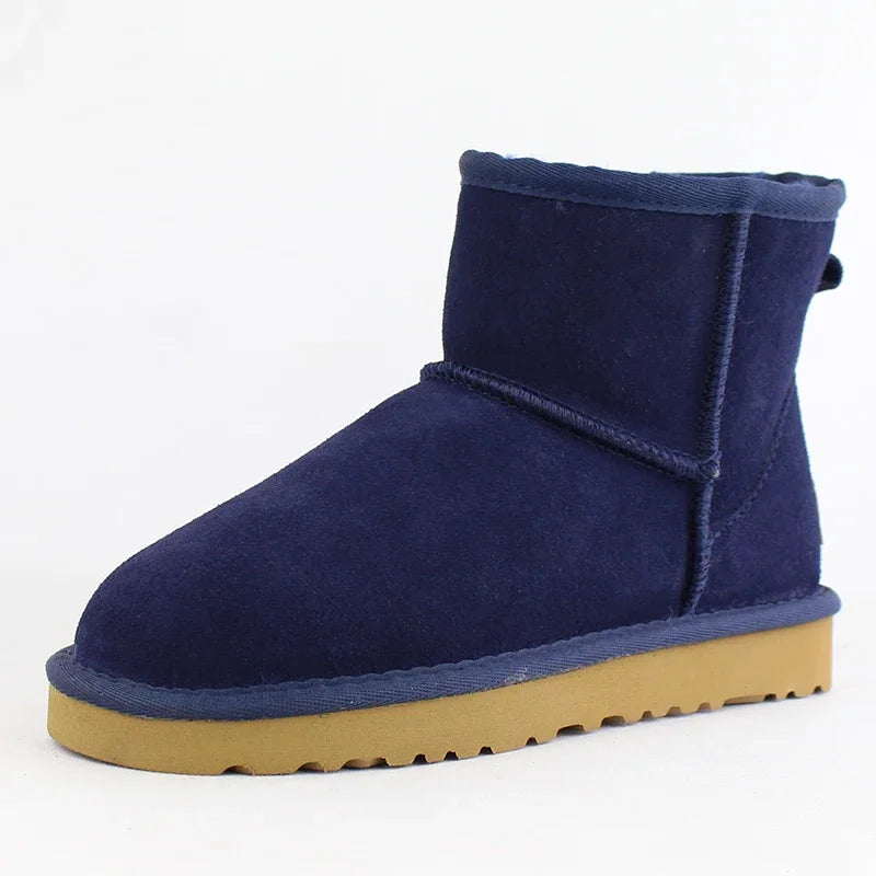 Suede Snow Boots