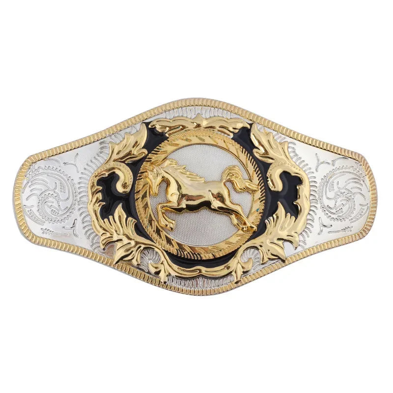 Golden Horse Belt Buckle