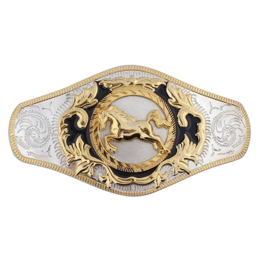 Golden Horse Belt Buckle