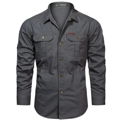 Long-Sleeve Cargo Shirt